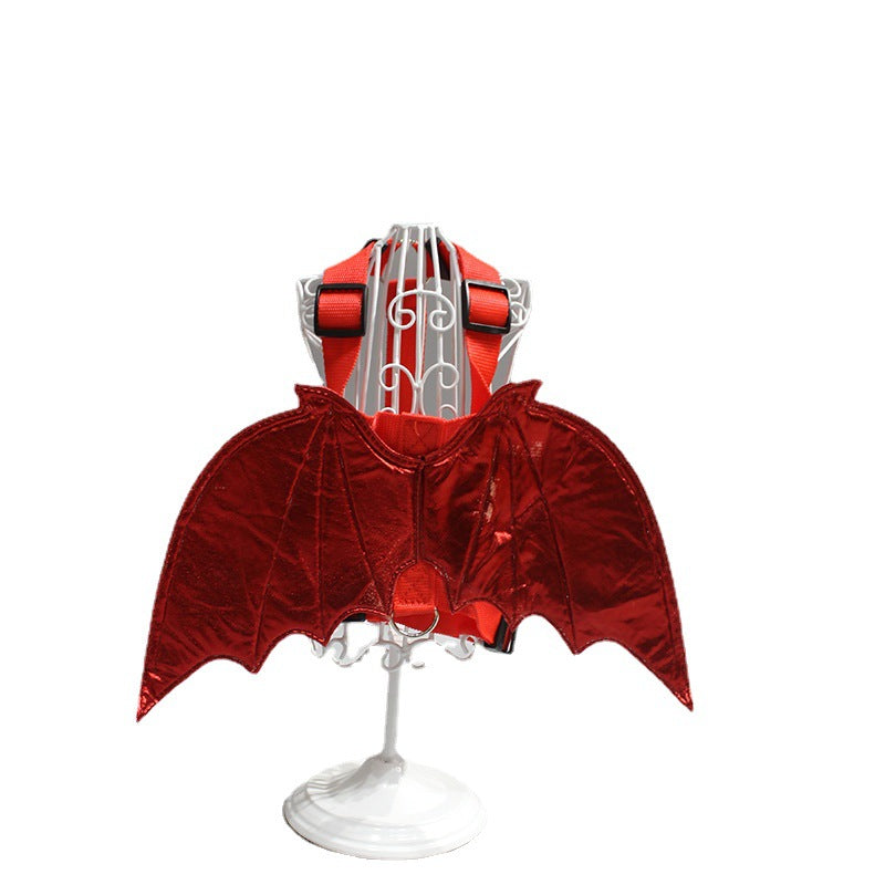 Costume ailes de chauve-souris avec harnais pour chien et chat