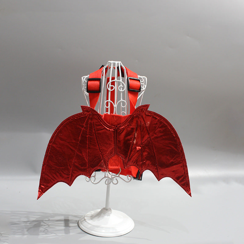 Costume ailes de chauve-souris avec harnais pour chien et chat