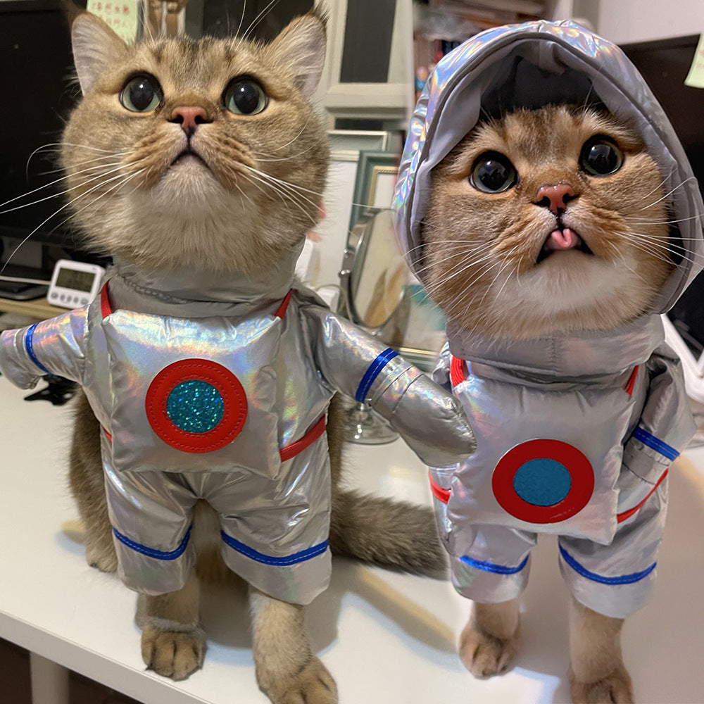 Costume d'astronaute rigolo pour chien et chat