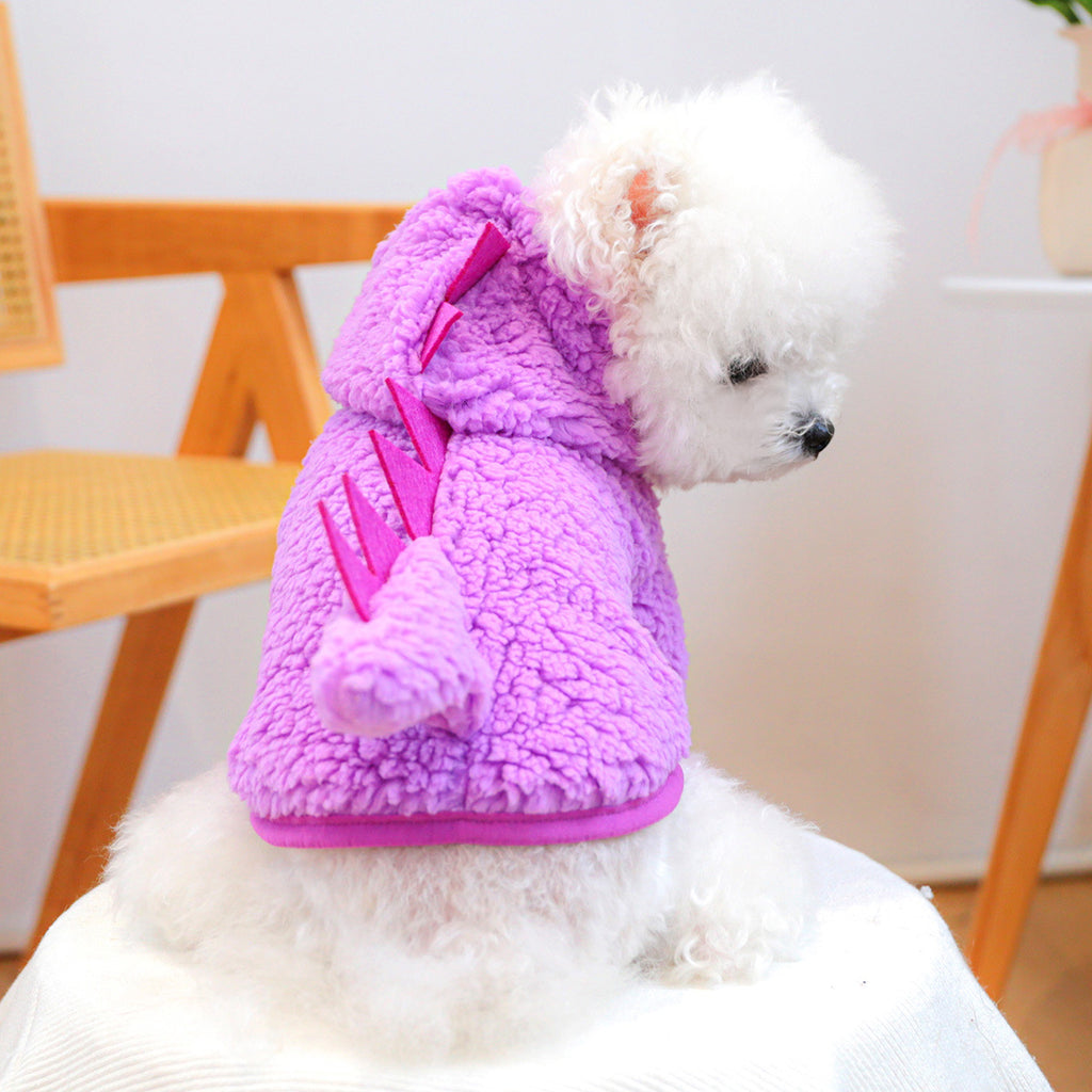 Costume de dinosaure d'Halloween pour chien et chat