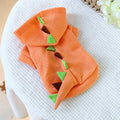 Orange dinosaur costume for dogs and cats
